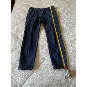 R Jeans High Rise Denim Womens 29 Petites Dark Blue Excellent Signature Soft